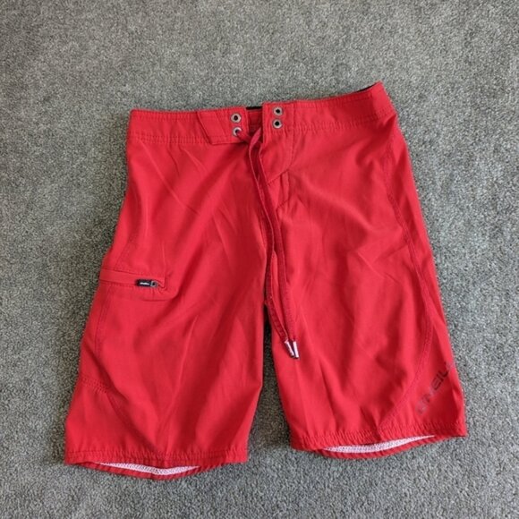 O'Neill red swim trunks boys size 10